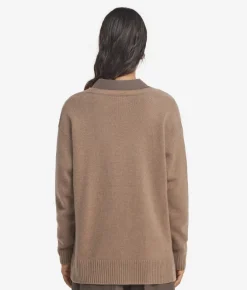 Maglia con dettaglio trecce in Cashmere Ultrasoft