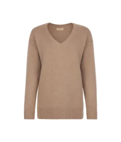 Maglia con dettaglio trecce in Cashmere Ultrasoft