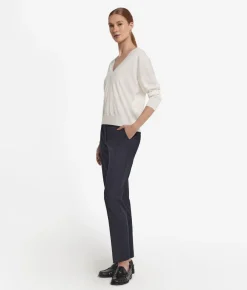 Maglia con doppio scollo a V in Cashmere Ultrafine
