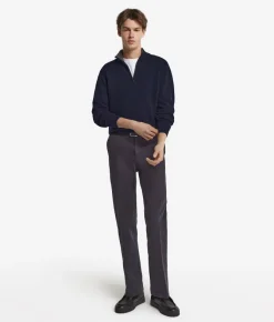Maglia con mezza zip in Cashmere Ultrasoft