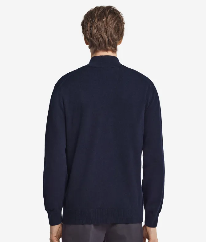 Maglia con mezza zip in Cashmere Ultrasoft