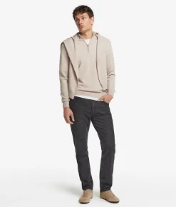 Maglia con mezza zip in Cashmere Ultrasoft