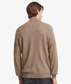 Maglia con mezza zip in Cashmere Ultrasoft