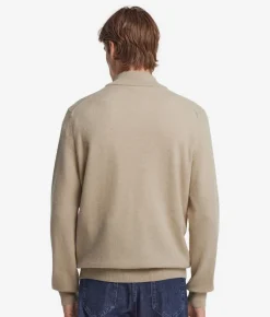 Maglia con mezza zip in Cashmere Ultrasoft