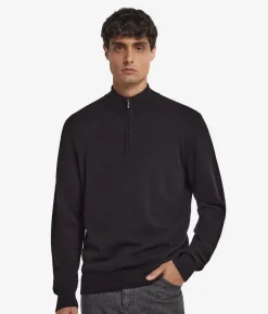 Maglia con mezza zip in Cashmere Ultrasoft
