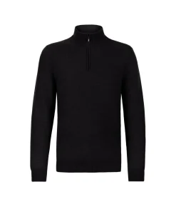 Maglia con mezza zip in Cashmere Ultrasoft
