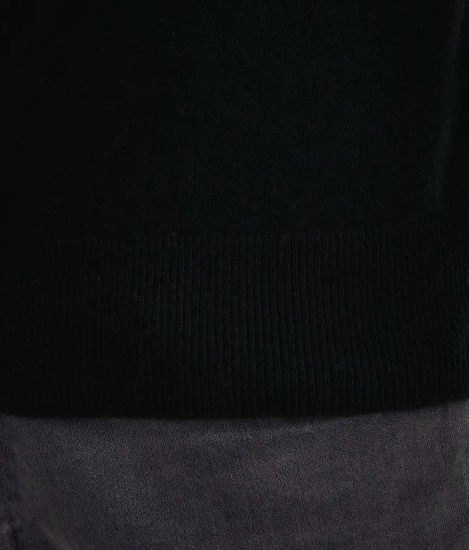 Maglia con mezza zip in Cashmere Ultrasoft