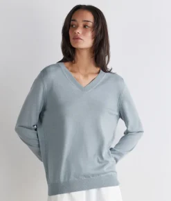 Maglia con scollo a V in Cashmere Ultrafine