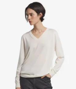 Maglia con scollo a V in Cashmere Ultrafine