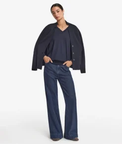 Maglia con scollo a V in Cashmere Ultrafine