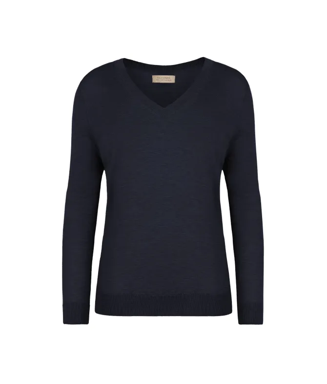Maglia con scollo a V in Cashmere Ultrafine