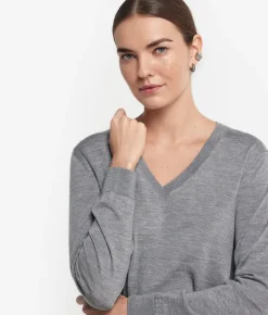 Maglia con scollo a V in Cashmere Ultrafine