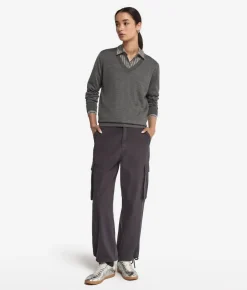 Maglia con scollo a V in Cashmere Ultrafine