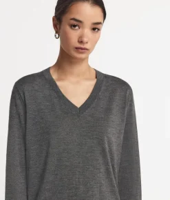 Maglia con scollo a V in Cashmere Ultrafine