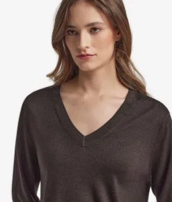 Maglia con scollo a V in Cashmere Ultrafine