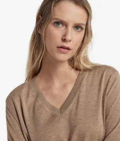 Maglia con scollo a V in Cashmere Ultrafine