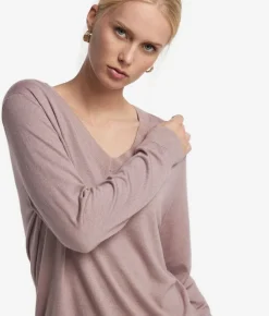 Maglia con scollo a V in Cashmere Ultrafine