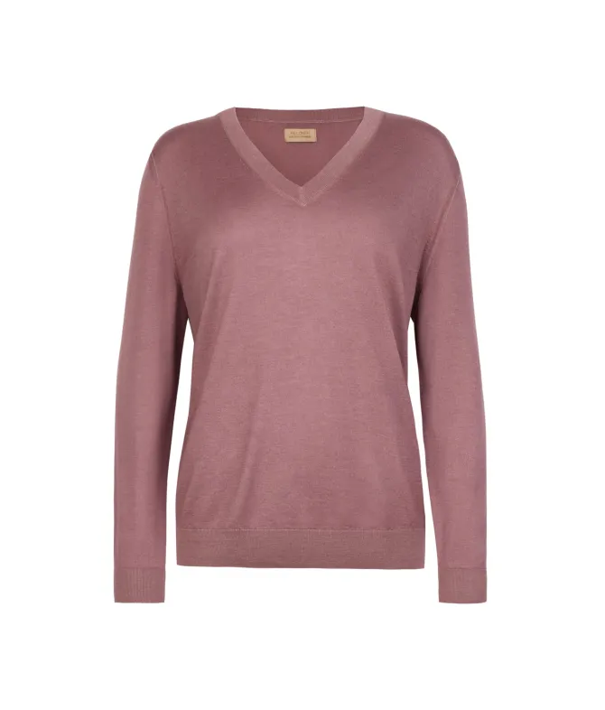Maglia con scollo a V in Cashmere Ultrafine