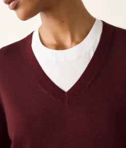Maglia con scollo a V in Cashmere Ultrafine