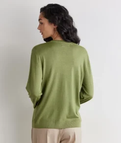 Maglia con scollo a V in Cashmere Ultrafine