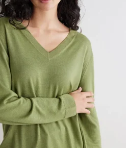 Maglia con scollo a V in Cashmere Ultrafine