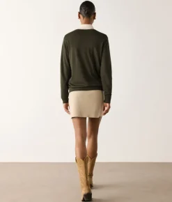 Maglia con scollo a V in Cashmere Ultrafine