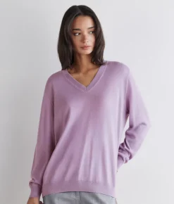 Maglia con scollo a V in Cashmere Ultrafine