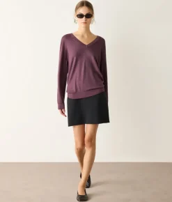 Maglia con scollo a V in Cashmere Ultrafine