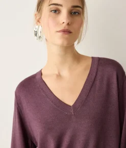 Maglia con scollo a V in Cashmere Ultrafine