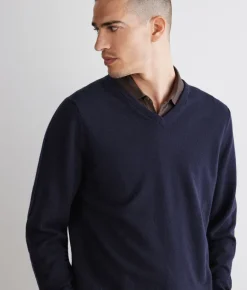 Maglia con scollo a V in Cashmere Ultrasoft