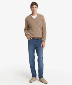 Maglia con scollo a V in Cashmere Ultrasoft