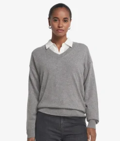 Maglia con scollo a V in Cashmere Ultrasoft