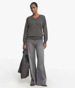 Maglia con scollo a V in Cashmere Ultrasoft