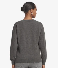 Maglia con scollo a V in Cashmere Ultrasoft
