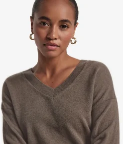 Maglia con scollo a V in Cashmere Ultrasoft