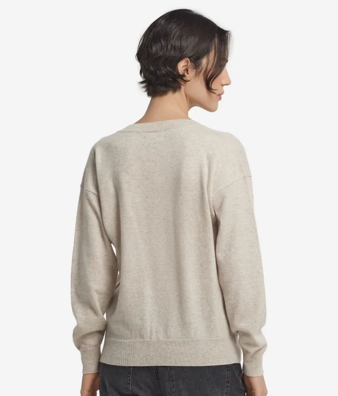 Maglia con scollo a V in Cashmere Ultrasoft