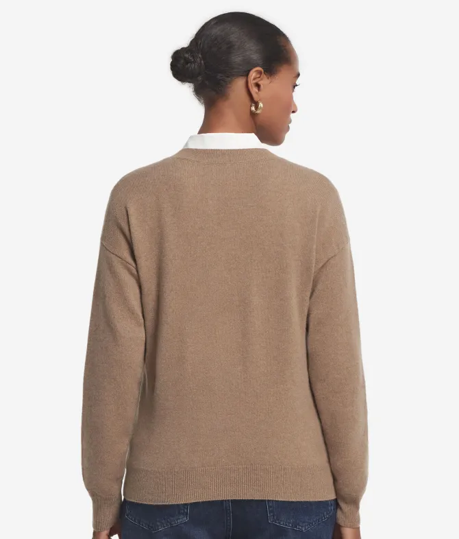 Maglia con scollo a V in Cashmere Ultrasoft