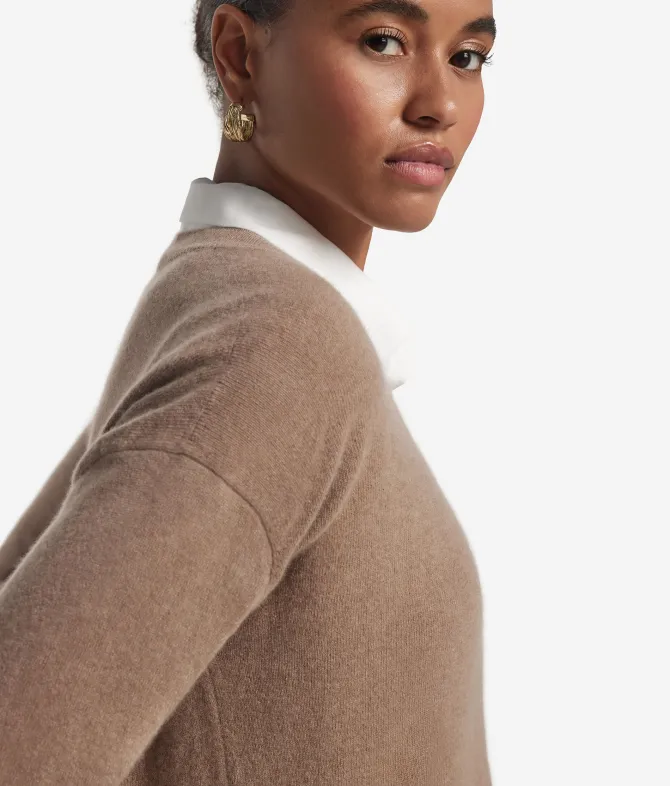 Maglia con scollo a V in Cashmere Ultrasoft