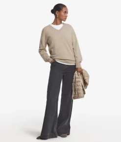 Maglia con scollo a V in Cashmere Ultrasoft