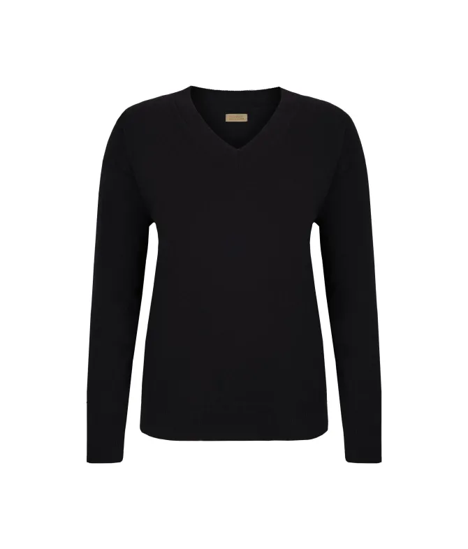 Maglia con scollo a V in Cashmere Ultrasoft