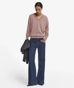 Maglia con scollo a V in Cashmere Ultrasoft