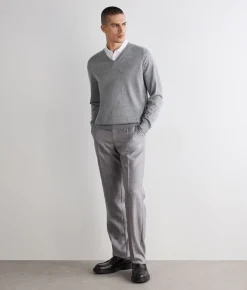 Maglia con scollo V in Cashmere Ultrafine