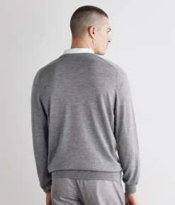 Maglia con scollo V in Cashmere Ultrafine