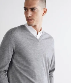 Maglia con scollo V in Cashmere Ultrafine