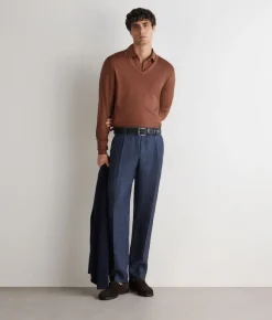 Maglia con scollo V in Cashmere Ultrafine