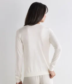 Maglia drappeggio in Cashmere Silkfine