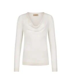 Maglia drappeggio in Cashmere Silkfine
