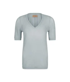 Maglia traforata in cotone