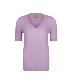 Maglia traforata in cotone