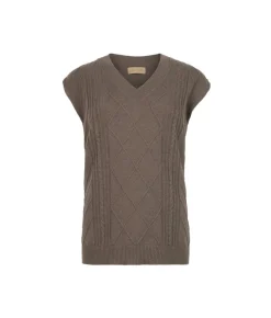 Maxi gilet con scollo a V in Cashmere Ultrasoft